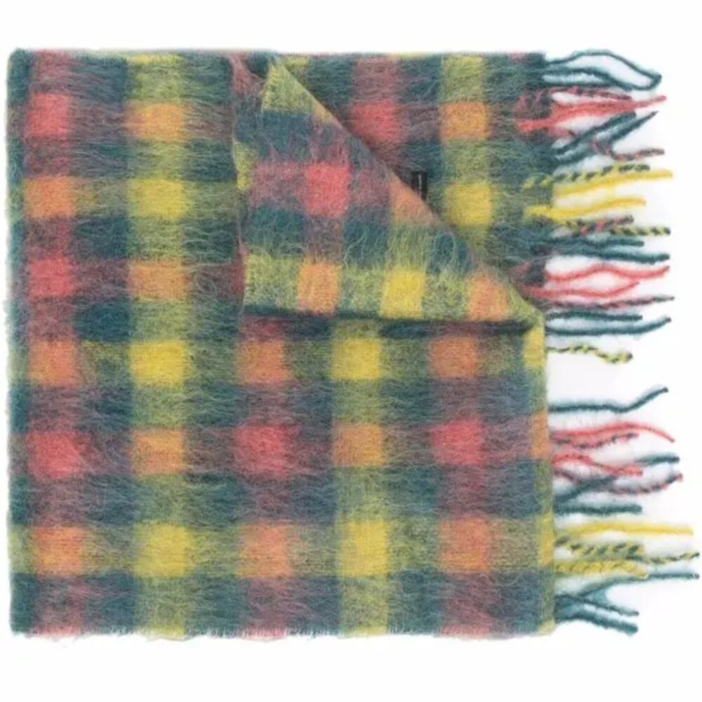 Andersson Bell Check-print scarf